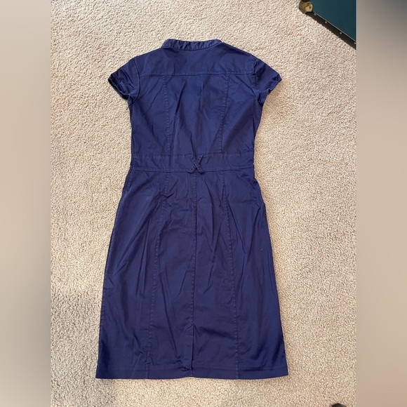 H&M Button Front Purple knee-length Dress Shirt - Picture 9 of 9